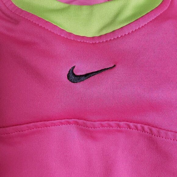 Nike Performance tank womens medium pink lime - Picture 3 of 7